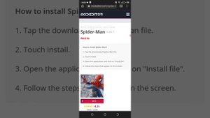 как скачать человека паука на телефон