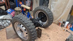 Первый минитрактор "Долгострой".
Часть 1. Задний мост.