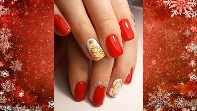 ЗИМНИЙ МАНИКЮР // 10 ИДЕЙ ДЛЯ ДИЗАЙНА // КРАСНЫЙ ЦВЕТ смотреть онлайн