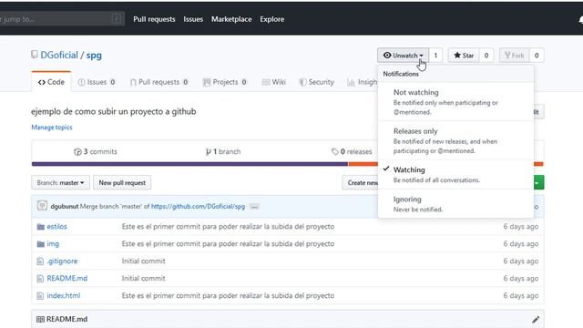 Git - GitHub - Interfaz de GitHub - DG смотреть онлайн