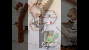 Очень оригинальные полки из дерева своими руками.