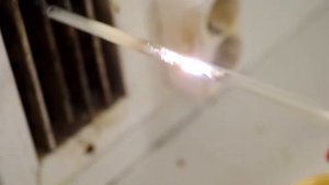 Горение алюминия в хлоре / Aluminium burning in chlorine