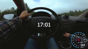 Ford Fiesta V — Разгон от 0 до 100 км/ч [Vol.2]