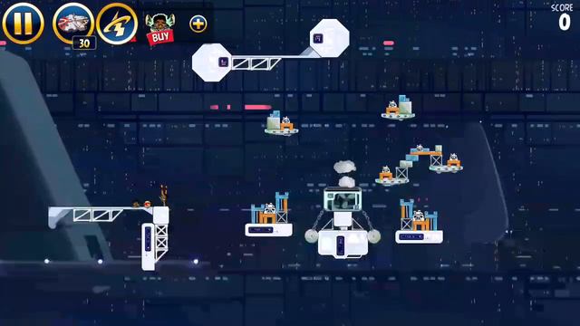 Angry Bird Starwars still using Fan to overthrow the pigs
