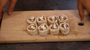 ЗАПЕЧЕННЫЕ РОЛЛЫ ДОМА, готовлю впервые, ГОРЯЧИЕ РОЛЛЫ с курицей, морепродуктами