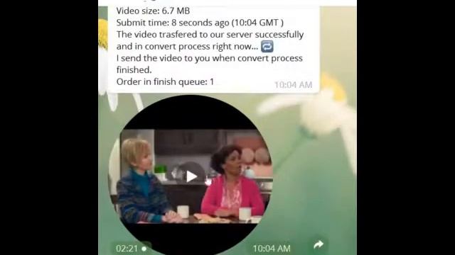 How convert normal video (square) to rounded in Telegram by @RVrobot смотреть онлайн