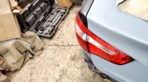 Kia Rio. Кузовной ремонт. Ремонт задней панели.