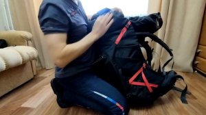 сравнение рюкзаков Хибины 100 от Akme Normal и Osprey Aether Plus 100 black L