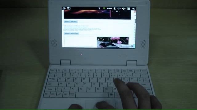 Produto Importado - Netbook PC com Wi-Fi e 3G Android 2.2 VIA 8650 800MHZ 2GB 7