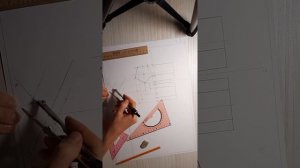 Часть 1. Построение комплексного чертежа усечённой призмы