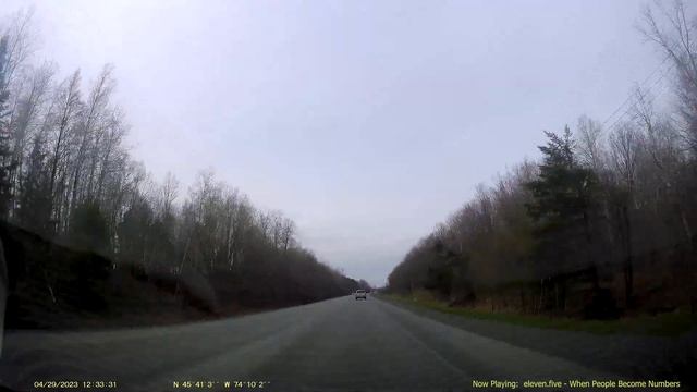 Driving - Saint-Jérôme to Lachute (Québec, Canada) смотреть онлайн