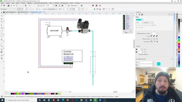 Как подключить воздух к лазерному станку правильно Air Assist смотреть онлайн