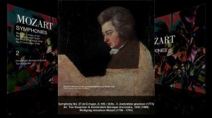 W.A. Mozart - Symphony No.27 in G major, K.199 (dir. Ton Koopman, 1989)