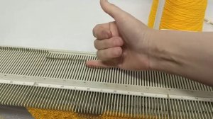 Принцип работы вязальной машинки Brother convertible KX 390.