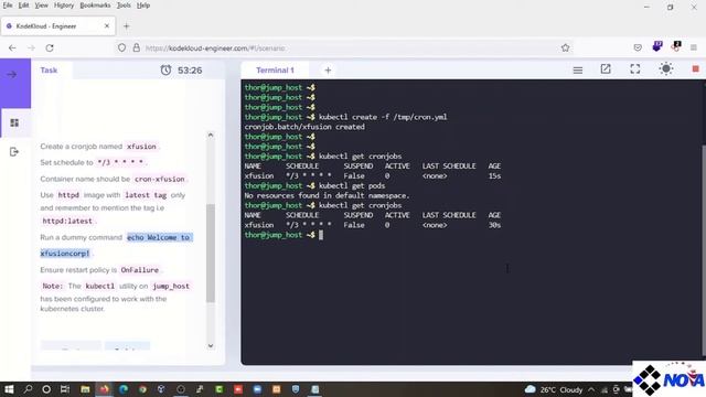 Create Cronjob in Kubernetes Kodekloud DevOps Engineers смотреть онлайн