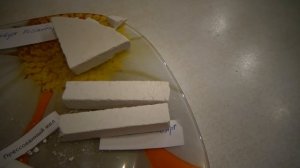 Пиленый и прессованный мел. Хруст и описание.