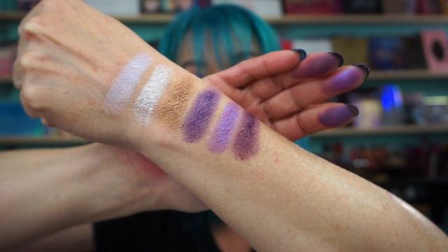 Swatches of the VICE Eyeshadow Palette from Face Candy Makeup