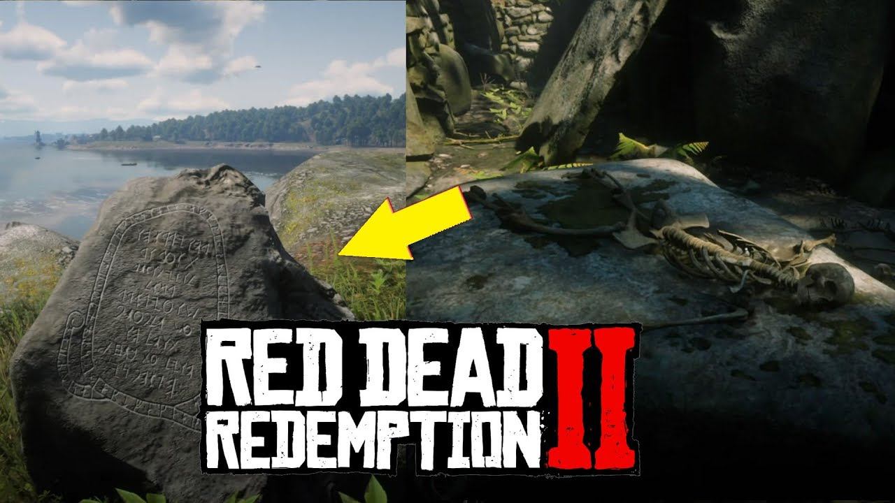 RDR 2 - Таинственный камень! Рукописи из Старого Света в Red Dead Redemption 2