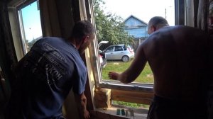 ставим пластиковые окна в деревянном доме