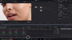 Retouching SKIN in video with the PATCH REPLACER tool - DaVinci Resolve Studio