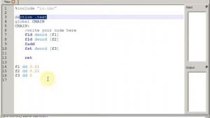 Работа с переменными в среде SASM