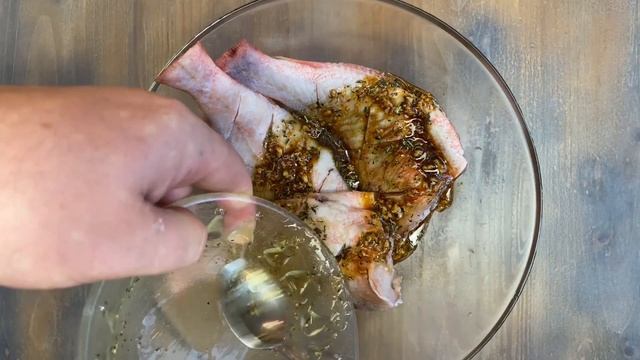 ОКУНЬ МОРСКОЙ  В ДУХОВКЕ