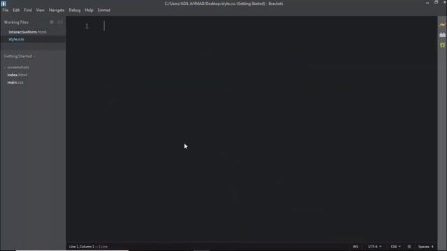 Interactive Form Design in HTML CSS - NO JS / Website Design