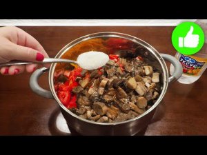 Она должна быть в каждом доме! Идеальная закуска из капусты с грибами на зиму!