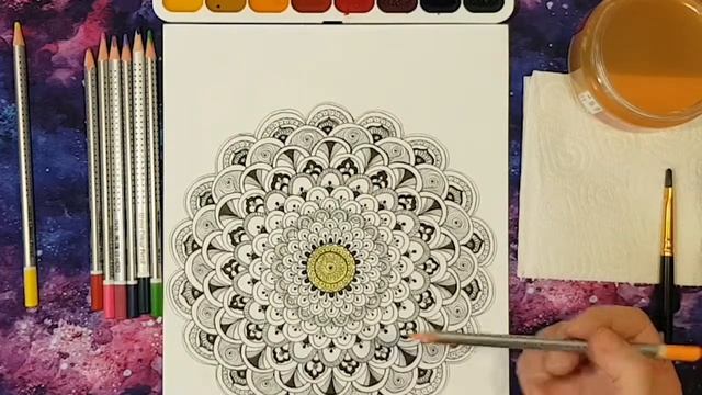 Как сделать плавный переход с помощью акварельных карандашей смотреть онлайн