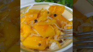 Квашеная тыква. Результат.