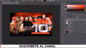 LOGO PERSONALIZADO DE WWE RAW 25TH YEAR - TUTORIAL EN PHOTOSHOP CS6 O INFERIORES