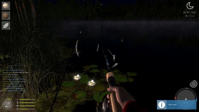 Русская рыбалка 4 - Старое озеро Комариное - Золотой карась в коряжнике смотреть онлайн