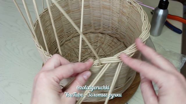 Загибка широкая РОЗГА на 3 прута / Плетение из газетных трубочек