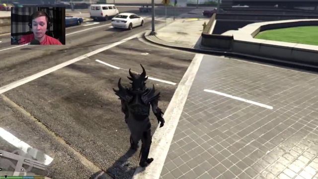 Skyrim Daedric Armor - GTA 5 PC MOD смотреть онлайн