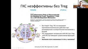 Семинар "Т-регуляторные клетки" (часть 2)  от 13.10.2022 г