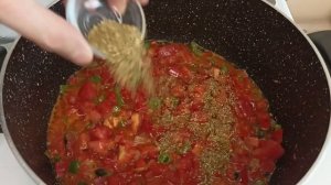 Булгур и нут с овощами