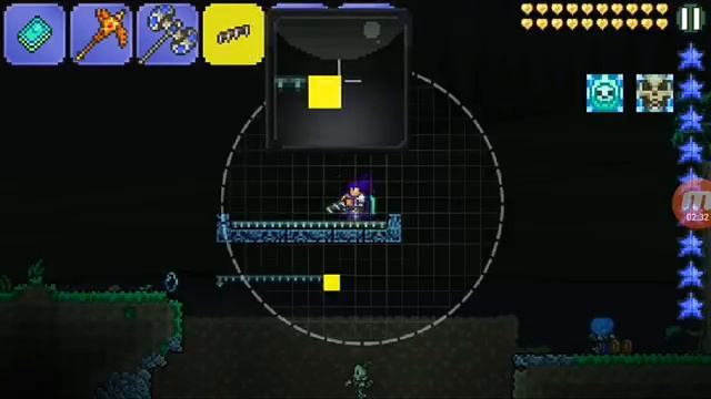Как легко проходить сквозь стены в игре Terraria. смотреть онлайн
