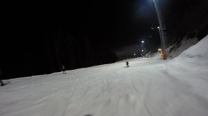 2024-03-03. Сочи. Красная поляна. Вечернее катание. Красная поляна (синяя)