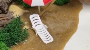 Мастер-класс морской берег из эпоксидный смолы мха коры и пляжными миниатюрами набор для творчества