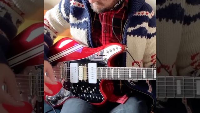 Swissmaster General Pickup Demo (BiLT Relevator) - Seymour Duncan Lipstick - behind bridge #guitar смотреть онлайн