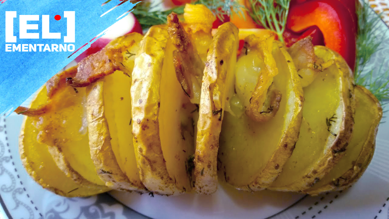 КАРТОШКА ГАРМОШКА Картошка в Духовке Вкусный Рецепт смотреть онлайн