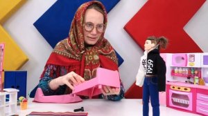 Веселое видео про Барби и Кена. Баба Маня и Кукла Барби лечат Кена. Кен стал малышом! Игры в куклы