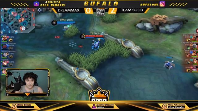 REACT TS VS DMX MELHOR DE 7 - VARIAS PLAYS BRABISSIMAS #MOBILELEGENDS смотреть онлайн