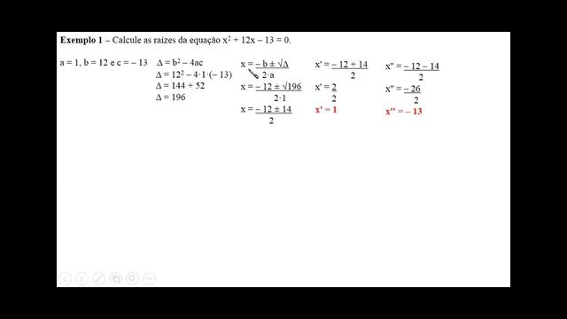 9º Ano Matemática I - Teorema de Bhaskara смотреть онлайн