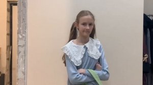 Пробы. Михайлова Каролина. Девочка 11 лет. Рост 164. Москва.