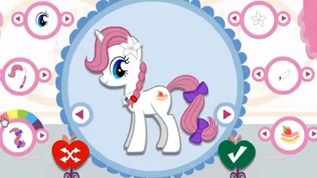 ИГРЫ ДЛЯ ДЕВОЧЕК \\ создаем образ маленькой пони смотреть онлайн