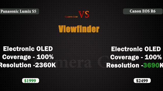 Panasonic Lumix DC-S5 vs Canon EOS R6 смотреть онлайн