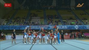 Черлидинг . Чир-микс команда Надежда .