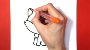 Как Просто Нарисовать Лису | How To Draw a Cute Fox