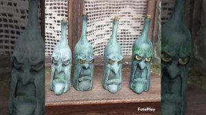 Креативные идеи декора бутылок.